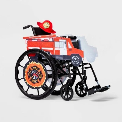Hyde & EEK! Boutique Kids' Adaptive Fire Truck Halloween Costume Small Wheelchair Cover with Helmet - Hyde & EEK! Boutique™ 5 Hyde & EEK! Boutique Kids' Adaptive Fire Truck Halloween Costume Small Wheelchair Cover with Helmet - Hyde & EEK! Boutique™ - Image 5