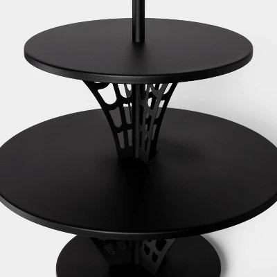 Hyde & EEK! Boutique 16" Web Metal Halloween Two-Tier Stand Tray - Hyde & EEK! Boutique™ 2 Hyde & EEK! Boutique 16" Web Metal Halloween Two-Tier Stand Tray - Hyde & EEK! Boutique™ - Image 2