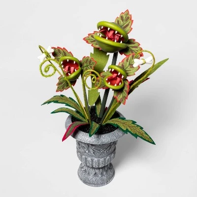 Hyde & EEK! Boutique Ghoulish Garden Large Fly Trap Halloween Artificial Plant - Hyde & EEK! Boutique™ 2 Hyde & EEK! Boutique Ghoulish Garden Large Fly Trap Halloween Artificial Plant - Hyde & EEK! Boutique™ - Image 2
