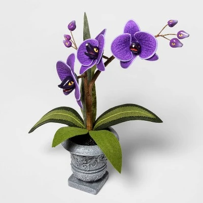 Hyde & EEK! Boutique Ghoulish Garden Wild Gorechid Halloween Artificial Plant - Hyde & EEK! Boutique™ 2 Hyde & EEK! Boutique Ghoulish Garden Wild Gorechid Halloween Artificial Plant - Hyde & EEK! Boutique™ - Image 2