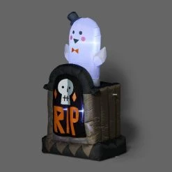 Hyde & EEK! Boutique 5' Inflatable Rising Ghost Halloween Decoration - Hyde & EEK! Boutique™ -Hyde & EEK! Boutique Shop GUEST 09500b67 2fa7 447f 8d46 49249e7fb0d3