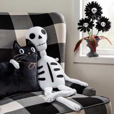 Hyde & EEK! Boutique 38" Falloween Knit Skeleton Halloween Decorative Figurine - Hyde & EEK! Boutique™ 1 Hyde & EEK! Boutique 38" Falloween Knit Skeleton Halloween Decorative Figurine - Hyde & EEK! Boutique™