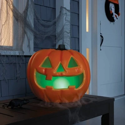 Hyde & EEK! Boutique 14" 3D Jack-O-Lantern Electronic Mister Halloween Decorative Prop - Hyde & EEK! Boutique™ 1 Hyde & EEK! Boutique 14" 3D Jack-O-Lantern Electronic Mister Halloween Decorative Prop - Hyde & EEK! Boutique™