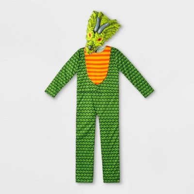 Kids' Adaptive Dragon Halloween Costume Jumpsuit with Headpiece - Hyde & EEK! Boutique™ Multicolor 1 Kids' Adaptive Dragon Halloween Costume Jumpsuit with Headpiece - Hyde & EEK! Boutique™ Multicolor