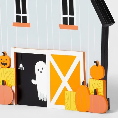 Hyde & EEK! Boutique Wood Mini Mantle Barn Halloween Decorative Prop - Hyde & EEK! Boutique™ 2 Hyde & EEK! Boutique Wood Mini Mantle Barn Halloween Decorative Prop - Hyde & EEK! Boutique™ - Image 2