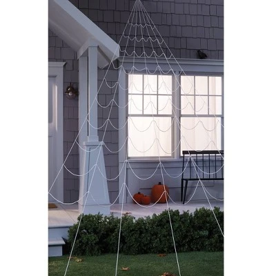 Hyde & EEK! Boutique 25' Mega Spiderweb White Halloween Decorative Prop - Hyde & EEK! Boutique™ 1 Hyde & EEK! Boutique 25' Mega Spiderweb White Halloween Decorative Prop - Hyde & EEK! Boutique™