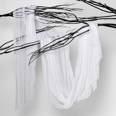 Hyde & EEK! Boutique 12.5' Jumbo Gauze Cloth White Halloween Decorative Prop - Hyde & EEK! Boutique™ 2 Hyde & EEK! Boutique 12.5' Jumbo Gauze Cloth White Halloween Decorative Prop - Hyde & EEK! Boutique™ - Image 2