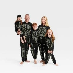 Men's Glow-In-The-Dark Skeleton Halloween Matching Family Union Suit - Hyde & EEK! Boutique™ Black -Hyde & EEK! Boutique Shop GUEST 38442f4e 28ec 44ab b1d9 90a997a09cff 3