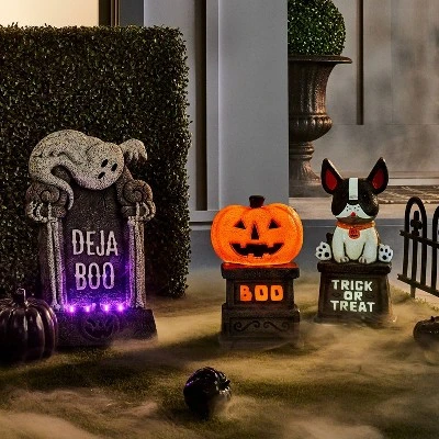 Hyde & EEK! Boutique Light Up Dog Blow Mold Halloween Decorative Tombstone - Hyde & EEK! Boutique™ 1 Hyde & EEK! Boutique Light Up Dog Blow Mold Halloween Decorative Tombstone - Hyde & EEK! Boutique™