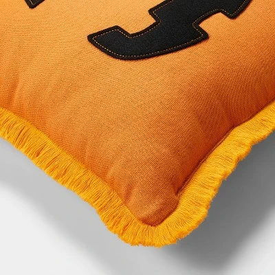 Hyde & EEK! Boutique Falloween Reversible Pumpkin Halloween Decorative Pillow - Hyde & EEK! Boutique™ 3 Hyde & EEK! Boutique Falloween Reversible Pumpkin Halloween Decorative Pillow - Hyde & EEK! Boutique™ - Image 3