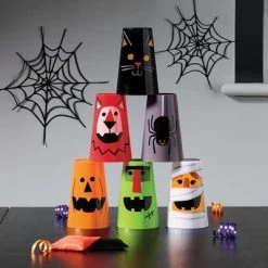Hyde & EEK! Boutique Plastic Cup and Bean Bag Toss Game Halloween Party Kit - Hyde & EEK! Boutique™