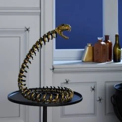 Hyde & EEK! Boutique Gold Snake Skeleton Halloween Scene Prop - Hyde & EEK! Boutique™