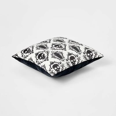 Hyde & EEK! Boutique Reversible Skull Halloween Decorative Pillow - Hyde & EEK! Boutique™ 2 Hyde & EEK! Boutique Reversible Skull Halloween Decorative Pillow - Hyde & EEK! Boutique™ - Image 2