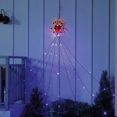 Hyde & EEK! Boutique 9' LED Color Changing Spider Web Net Halloween Novelty Silhouette Light - Hyde & EEK! Boutique™ 1 Hyde & EEK! Boutique 9' LED Color Changing Spider Web Net Halloween Novelty Silhouette Light - Hyde & EEK! Boutique™