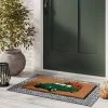 Hyde & EEK! Boutique 1'6"x2'6" Truck with Pumpkins Coir Doormat Green - Hyde & EEK! Boutique™