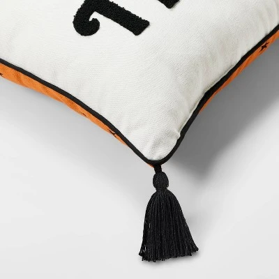 Hyde & EEK! Boutique Falloween Reversible 'Trick or Treat' Halloween Decorative Pillow - Hyde & EEK! Boutique™ 3 Hyde & EEK! Boutique Falloween Reversible 'Trick or Treat' Halloween Decorative Pillow - Hyde & EEK! Boutique™ - Image 3