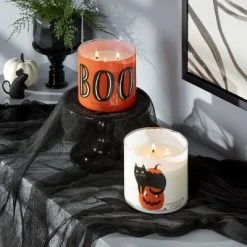 Hyde & EEK! Boutique 14oz Poison Carmel Apple Boo Halloween Jar Candle with Lid Off-White - Hyde & EEK! Boutique™