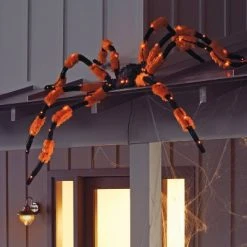 Hyde & EEK! Boutique 5' LED Hanging Spider Halloween Silhouette Light - Hyde & EEK! Boutique™