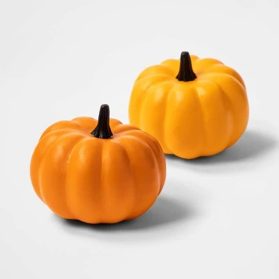 Hyde & EEK! Boutique 8ct Painted Pumpkins Orange Halloween Decorative Sculpture Set - Hyde & EEK! Boutique™ 2 Hyde & EEK! Boutique 8ct Painted Pumpkins Orange Halloween Decorative Sculpture Set - Hyde & EEK! Boutique™ - Image 2