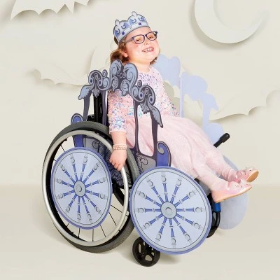 Hyde & EEK! Boutique Kids' Adaptive Princess Carriage Halloween Costume Small Wheelchair Cover with Crown - Hyde & EEK! Boutique™ 1 Hyde & EEK! Boutique Kids' Adaptive Princess Carriage Halloween Costume Small Wheelchair Cover with Crown - Hyde & EEK! Boutique™
