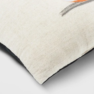 Hyde & EEK! Boutique Black Cat and Pumpkin Square Halloween Throw Pillow - Hyde & EEK! Boutique™ 3 Hyde & EEK! Boutique Black Cat and Pumpkin Square Halloween Throw Pillow - Hyde & EEK! Boutique™ - Image 3