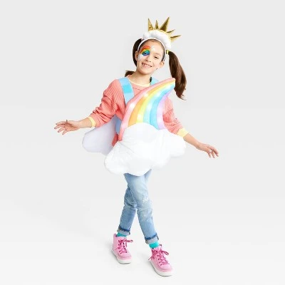 Hyde & EEK! Boutique Kids' and Toddler Light Up and Sound Rainbow Halloween Costume with Headpiece One Size - Hyde & EEK! Boutique™ 2 Hyde & EEK! Boutique Kids' and Toddler Light Up and Sound Rainbow Halloween Costume with Headpiece One Size - Hyde & EEK! Boutique™ - Image 2