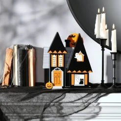 Hyde & EEK! Boutique Wood Mini Mantle House Halloween Decorative Prop - Hyde & EEK! Boutique™