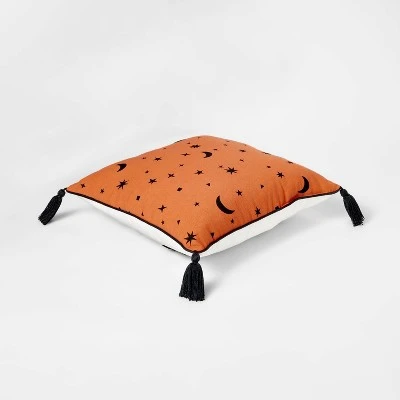 Hyde & EEK! Boutique Falloween Reversible 'Trick or Treat' Halloween Decorative Pillow - Hyde & EEK! Boutique™ 2 Hyde & EEK! Boutique Falloween Reversible 'Trick or Treat' Halloween Decorative Pillow - Hyde & EEK! Boutique™ - Image 2