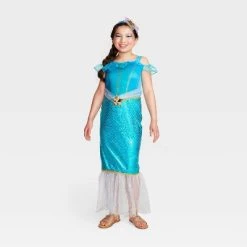 Kids' Ethereal Mermaid Halloween Costume Dress with Headpiece - Hyde & EEK! Boutique™ -Hyde & EEK! Boutique Shop GUEST 730ba113 d7bc 4c43 966e 2ff3ffdcf630