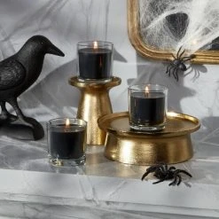 Hyde & EEK! Boutique 3pk Votive Giftset Midnight Moon Halloween Candles Black - Hyde & EEK! Boutique™