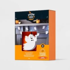Hyde & EEK! Boutique 10ct LED Metal Ghost Halloween String Lights Cool White - Hyde & EEK! Boutique™ -Hyde & EEK! Boutique Shop GUEST 7594d751 8fd4 442d 878d 351e2658ad60
