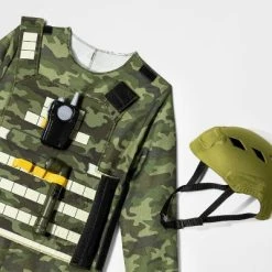 Kids' Adaptive Army Halloween Costume Jumpsuit with Accessories - Hyde & EEK! Boutique™ Green 5 Kids' Adaptive Army Halloween Costume Jumpsuit with Accessories - Hyde & EEK! Boutique™ Green -Hyde & EEK! Boutique Shop GUEST 843b746d 1ec3 4dfc 8086 cdf3535aef24