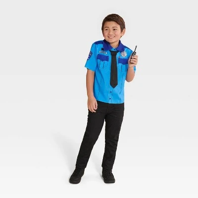 Hyde & EEK! Boutique Kids' Adaptive Police Halloween Costume Top with Accessories L - Hyde & EEK! Boutique™ 2 Hyde & EEK! Boutique Kids' Adaptive Police Halloween Costume Top with Accessories L - Hyde & EEK! Boutique™ - Image 2