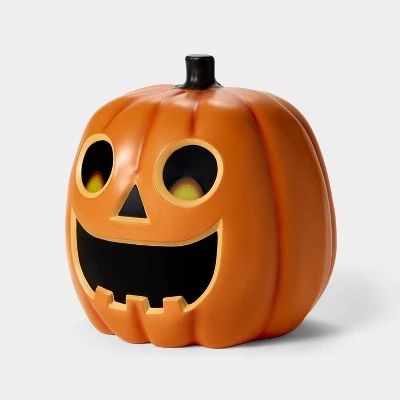 Hyde & EEK! Boutique 9" Animated Moving Eyes Pumpkin Halloween Decorative Prop - Hyde & EEK! Boutique™ 2 Hyde & EEK! Boutique 9" Animated Moving Eyes Pumpkin Halloween Decorative Prop - Hyde & EEK! Boutique™ - Image 2