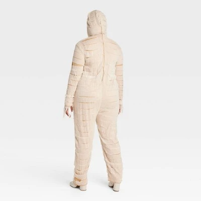Adult Mummy Halloween Costume Jumpsuit - Hyde & EEK! Boutique™ 2 Adult Mummy Halloween Costume Jumpsuit - Hyde & EEK! Boutique™ - Image 2