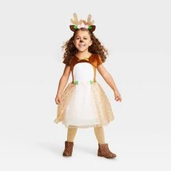 Toddler Fawn Halloween Costume Dress with Headpiece - Hyde & EEK! Boutique™ -Hyde & EEK! Boutique Shop GUEST 8a0bb130 8074 468f 8a7a dfcf6d207644