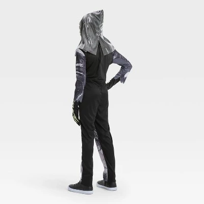 Kids' Light and Sound Ghost Knight Halloween Costume Jumpsuit with Mask - Hyde & EEK! Boutique™ 1 Kids' Light and Sound Ghost Knight Halloween Costume Jumpsuit with Mask - Hyde & EEK! Boutique™