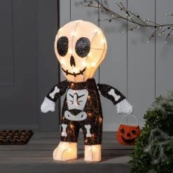 Hyde & EEK! Boutique Light Up Skeleton Trick-or-Treater Halloween Novelty Sculpture Light - Hyde & EEK! Boutique™
