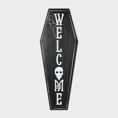 Hyde & EEK! Boutique Reversible 'Happy Halloween/Welcome' Halloween Sign - Hyde & EEK! Boutique™ 2 Hyde & EEK! Boutique Reversible 'Happy Halloween/Welcome' Halloween Sign - Hyde & EEK! Boutique™ - Image 2