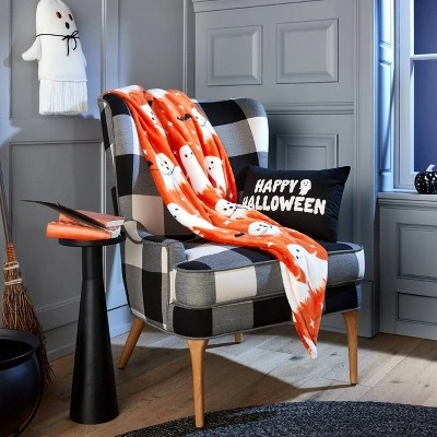 Hyde & EEK! Boutique Happy Halloween' Lumbar Halloween Throw Pillow Black - Hyde & EEK! Boutique™ 1 Hyde & EEK! Boutique Happy Halloween' Lumbar Halloween Throw Pillow Black - Hyde & EEK! Boutique™