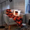 Hyde & EEK! Boutique Black Cat and Pumpkin Square Halloween Throw Pillow - Hyde & EEK! Boutique™