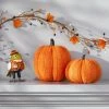 Hyde & EEK! Boutique Harvest Crewel Ribbed Knit Pumpkin Large Orange - Hyde & EEK! Boutique™