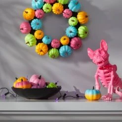 Hyde & EEK! Boutique Night of the Vivid Dead Pumpkin Halloween Wreath - Hyde & EEK! Boutique™