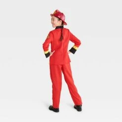 Kids' Firefighter Halloween Costume Jumpsuit with Hat - Hyde & EEK! Boutique™