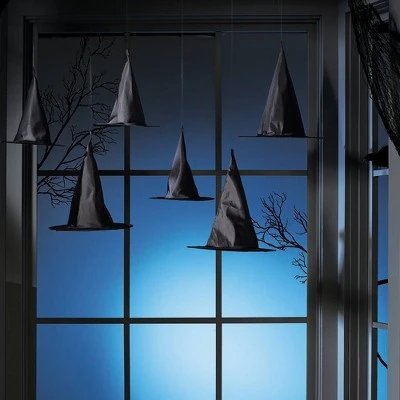 Hyde & EEK! Boutique 6pk Floating Witch Hat Halloween Party Decoration - Hyde & EEK! Boutique™ 1 Hyde & EEK! Boutique 6pk Floating Witch Hat Halloween Party Decoration - Hyde & EEK! Boutique™