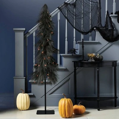 Hyde & EEK! Boutique 5' Eerie Tree with Orange Dew Drop Lights Halloween Decorative Scene Prop - Hyde & EEK! Boutique™ 1 Hyde & EEK! Boutique 5' Eerie Tree with Orange Dew Drop Lights Halloween Decorative Scene Prop - Hyde & EEK! Boutique™