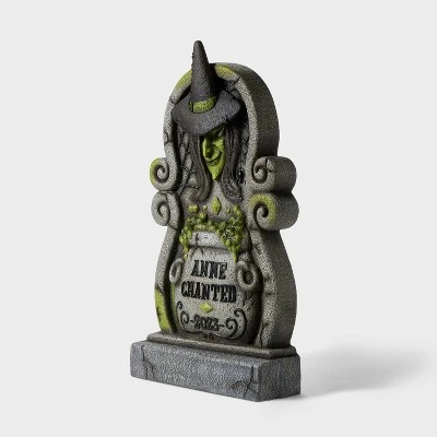 Hyde & EEK! Boutique Light Up Witch Blow Mold Halloween Decorative Tombstone - Hyde & EEK! Boutique™ 2 Hyde & EEK! Boutique Light Up Witch Blow Mold Halloween Decorative Tombstone - Hyde & EEK! Boutique™ - Image 2