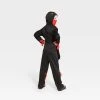 Kids' Light Up Snake Ninja Halloween Costume Jumpsuit with Mask - Hyde & EEK! Boutique™ Red