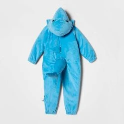 Toddler Adaptive Shark Halloween Costume Jumpsuit - Hyde & EEK! Boutique™ Blue