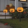 Hyde & EEK! Boutique 5ct Incandescent Clear Pumpkin Halloween Pathway Stake Lights - Hyde & EEK! Boutique™